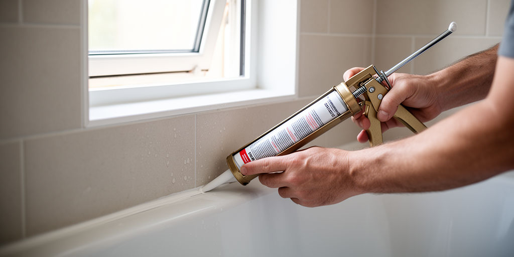 Заделка шва в ванной