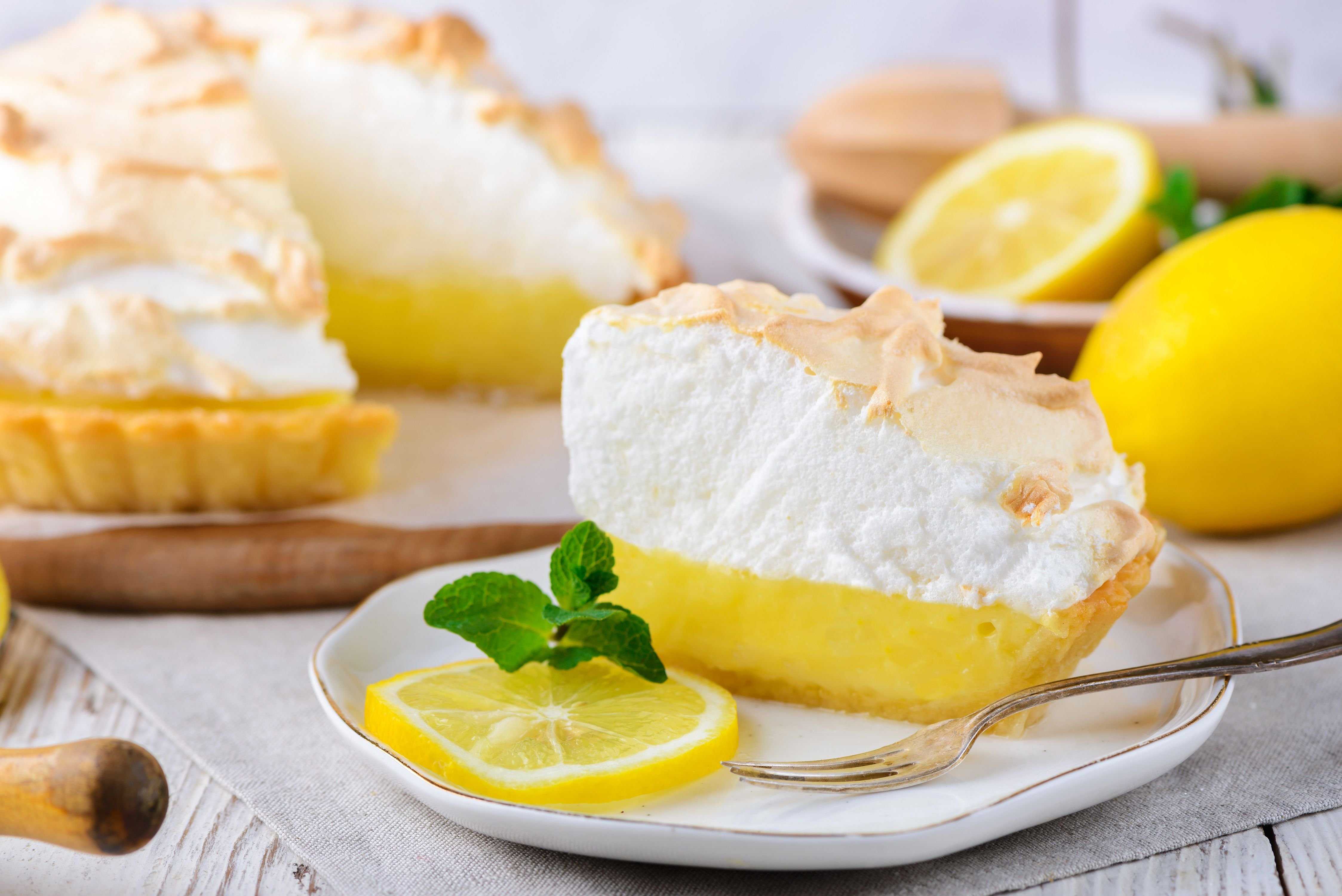 Лимонный пай с меренгой классический рецепт с фото