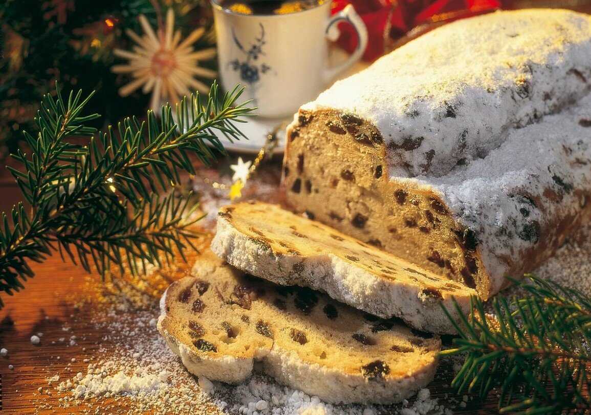 Рождественский  штоллен  классический рецепт с фото
