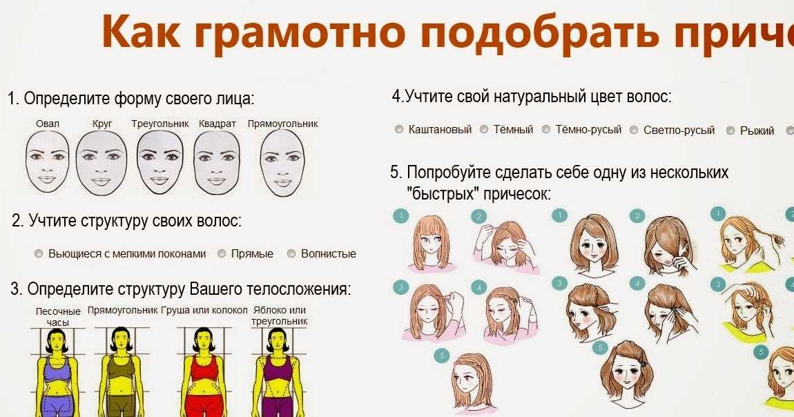 Как подобрать прическу по форме лица – инструкция с фото