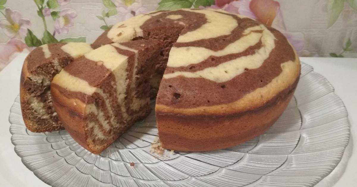 Пирог зебра в мультиварке – рецепты торта