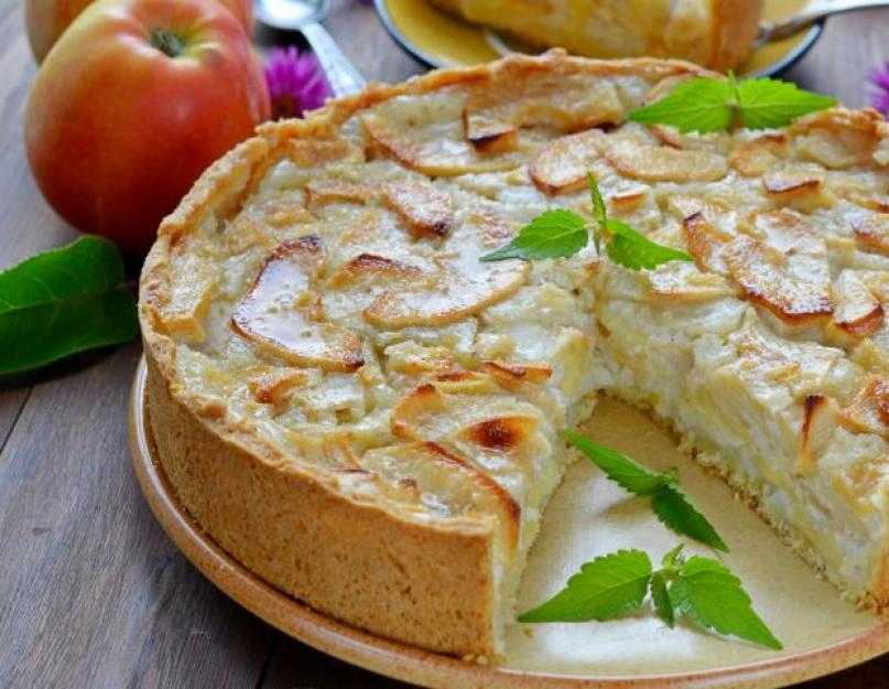 Заливной пирог с яблоками – 7 рецептов, вкусных и быстрых