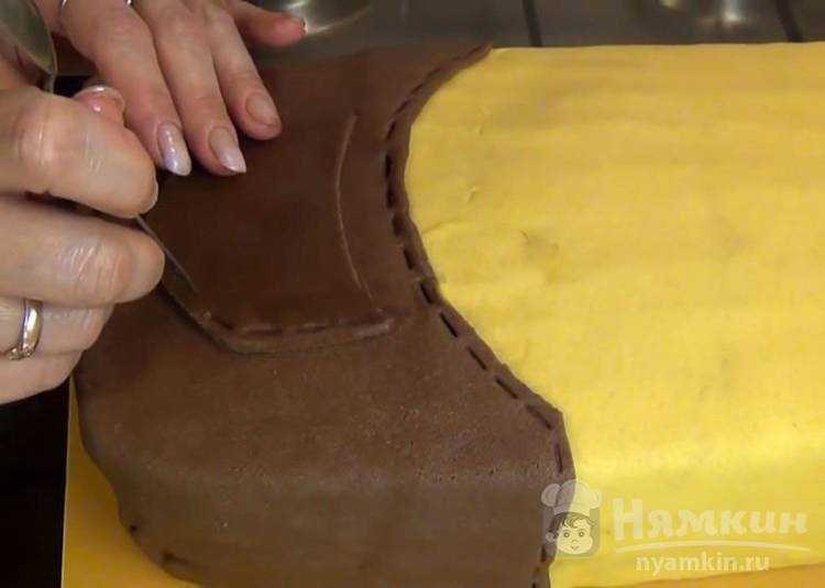 Торт миньон шоколадный бисквит из мастики рецепт с фото пошагово и видео - 1000.menu