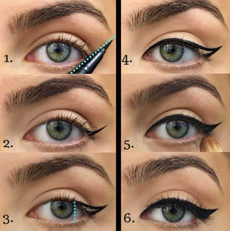 Как правильно рисовать стрелки на глазах