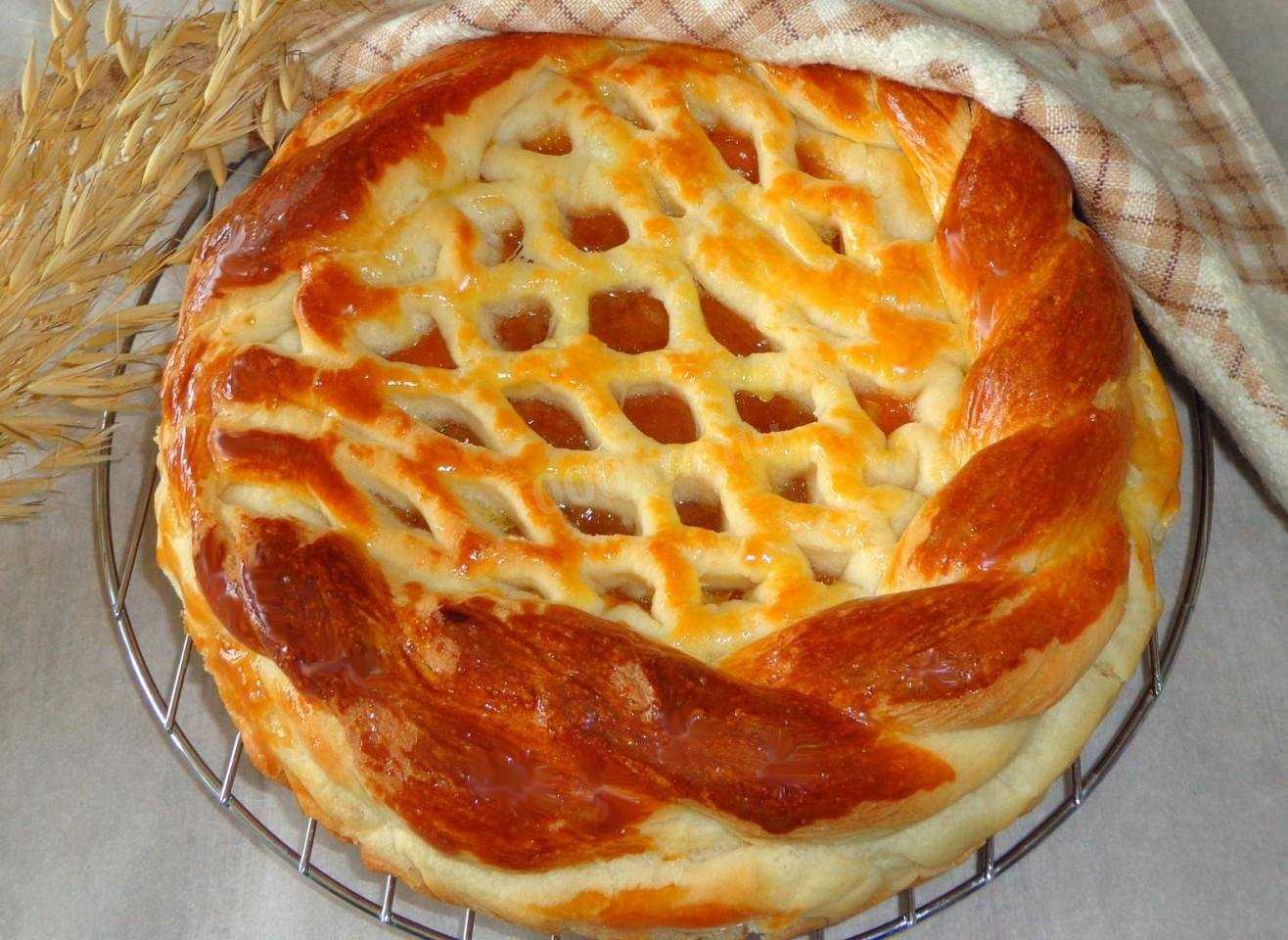 Дрожжевой пирог с вареньем пошаговый рецепт