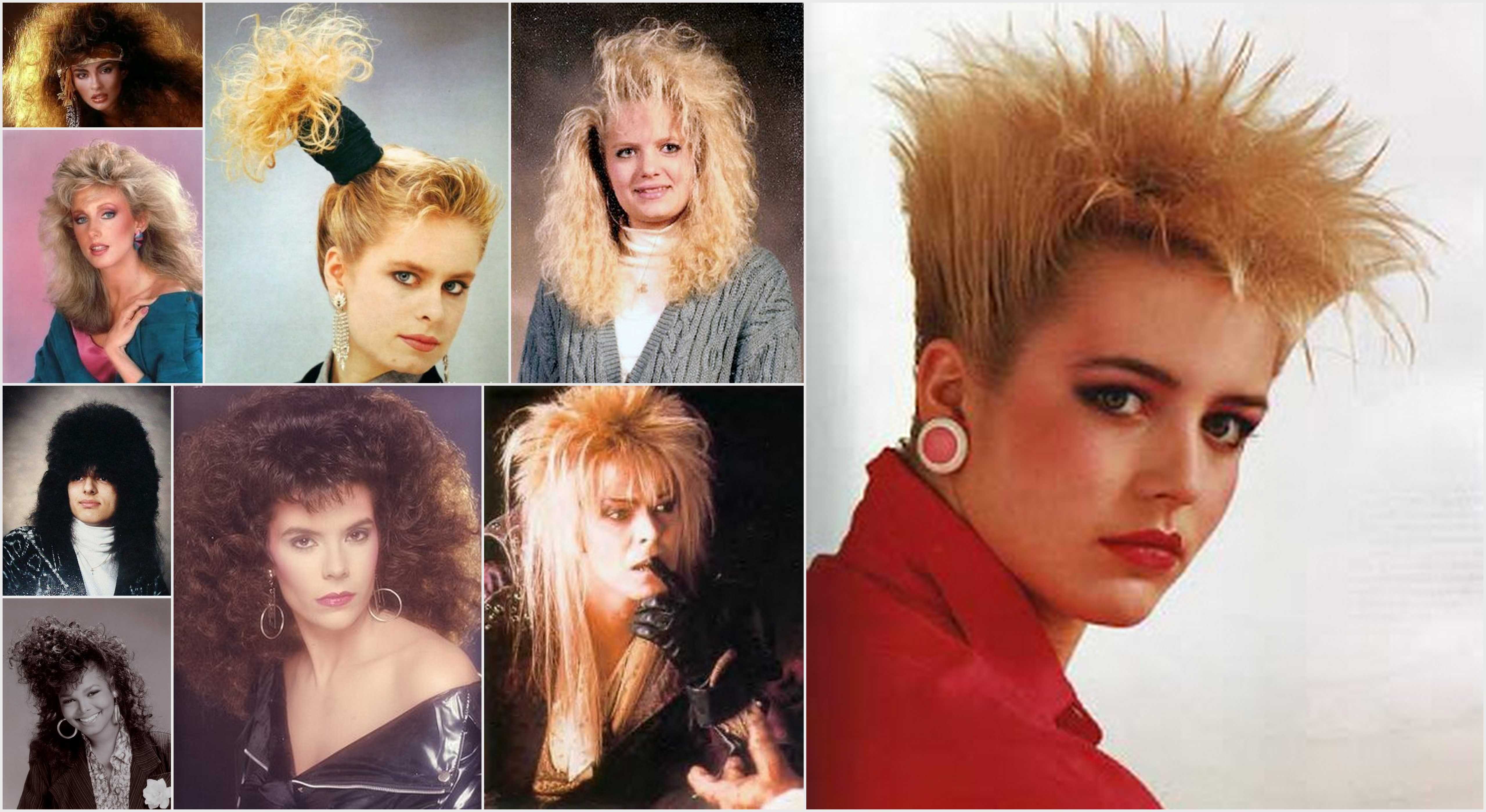 Как сделать прическу и макияж в стиле 1980х