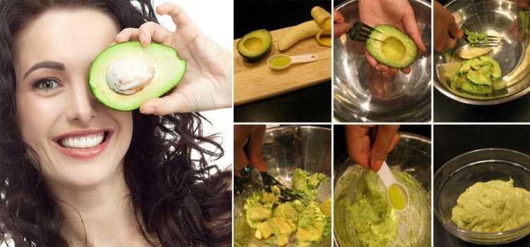 Маска из авокадо для волос