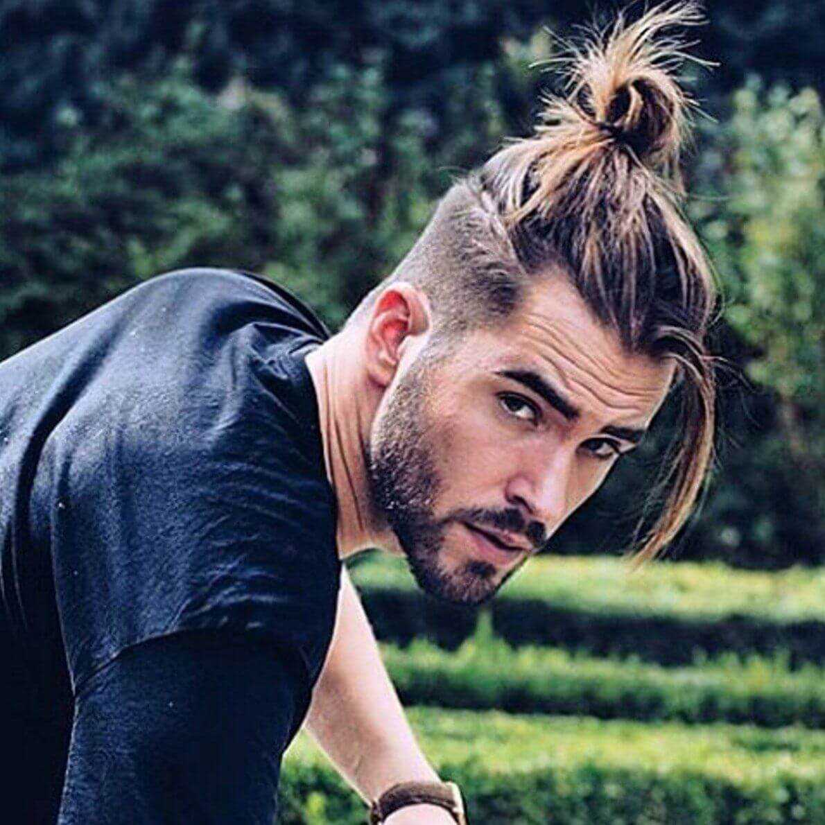 Man bun undercut