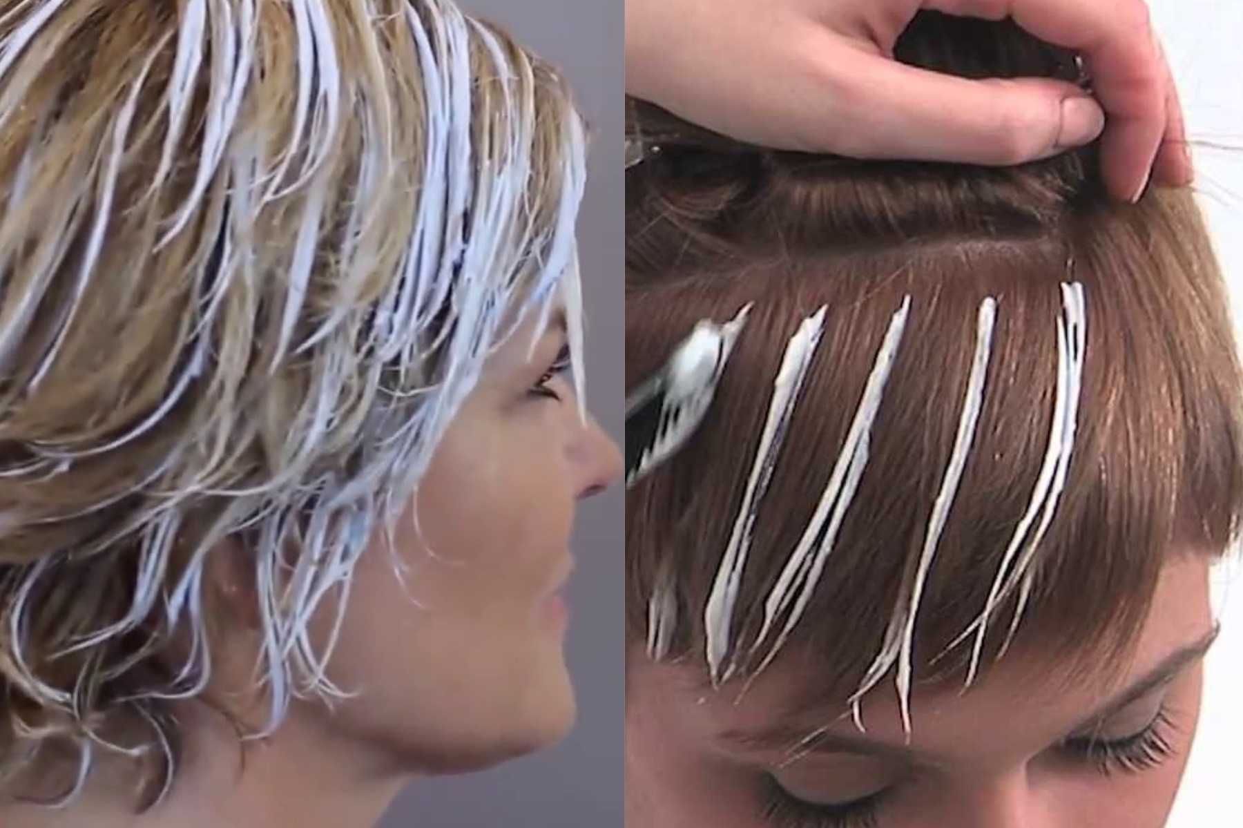 Как сделать окантовку волос окрашивание