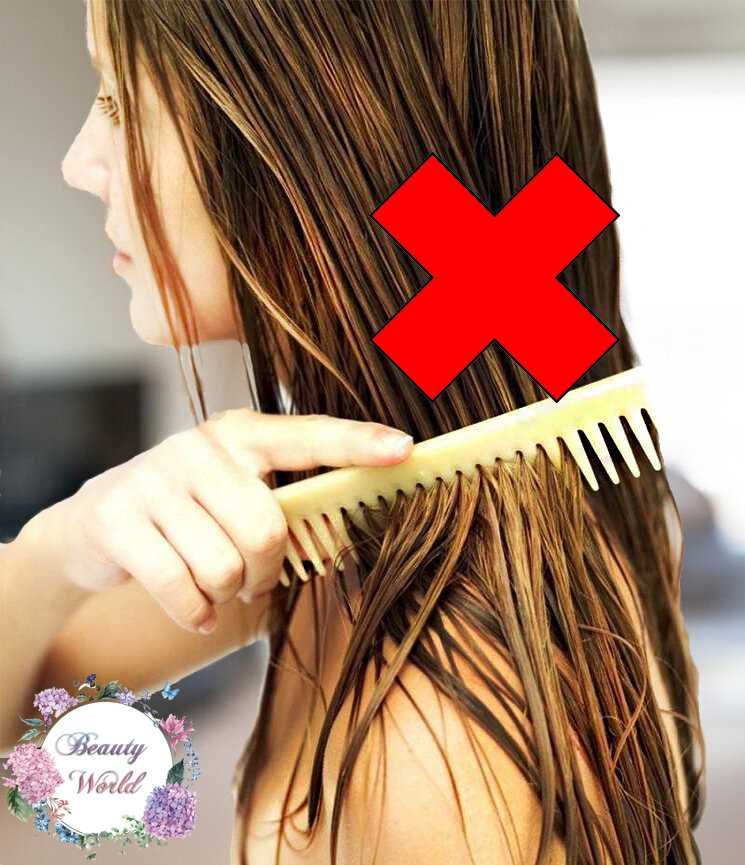 Можно ли расчесывать волосы после мытья | как это делать правильно