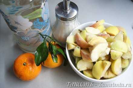 Мандариновый компот из мандарин и яблок на зиму простой домашний рецепт пошагово с фото
