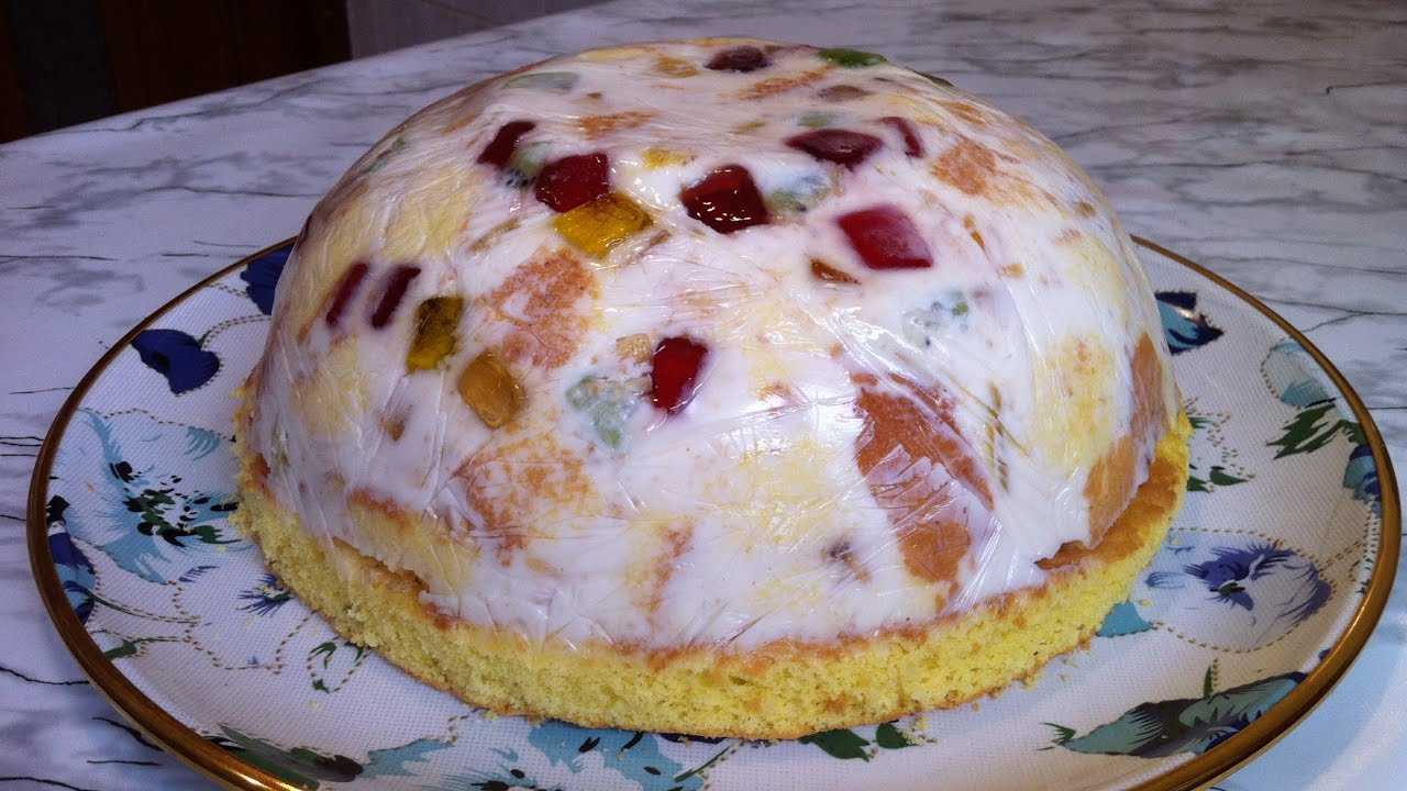 Пошаговый рецепт вкусного желейного торта “битое стекло” с фото