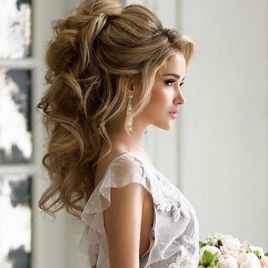 Прически на свадьбу с мелированными волосами