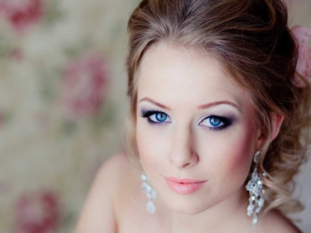 ᐉ свадебный макияж для голубых глаз - мастер-класс - svadebniy-mir.su