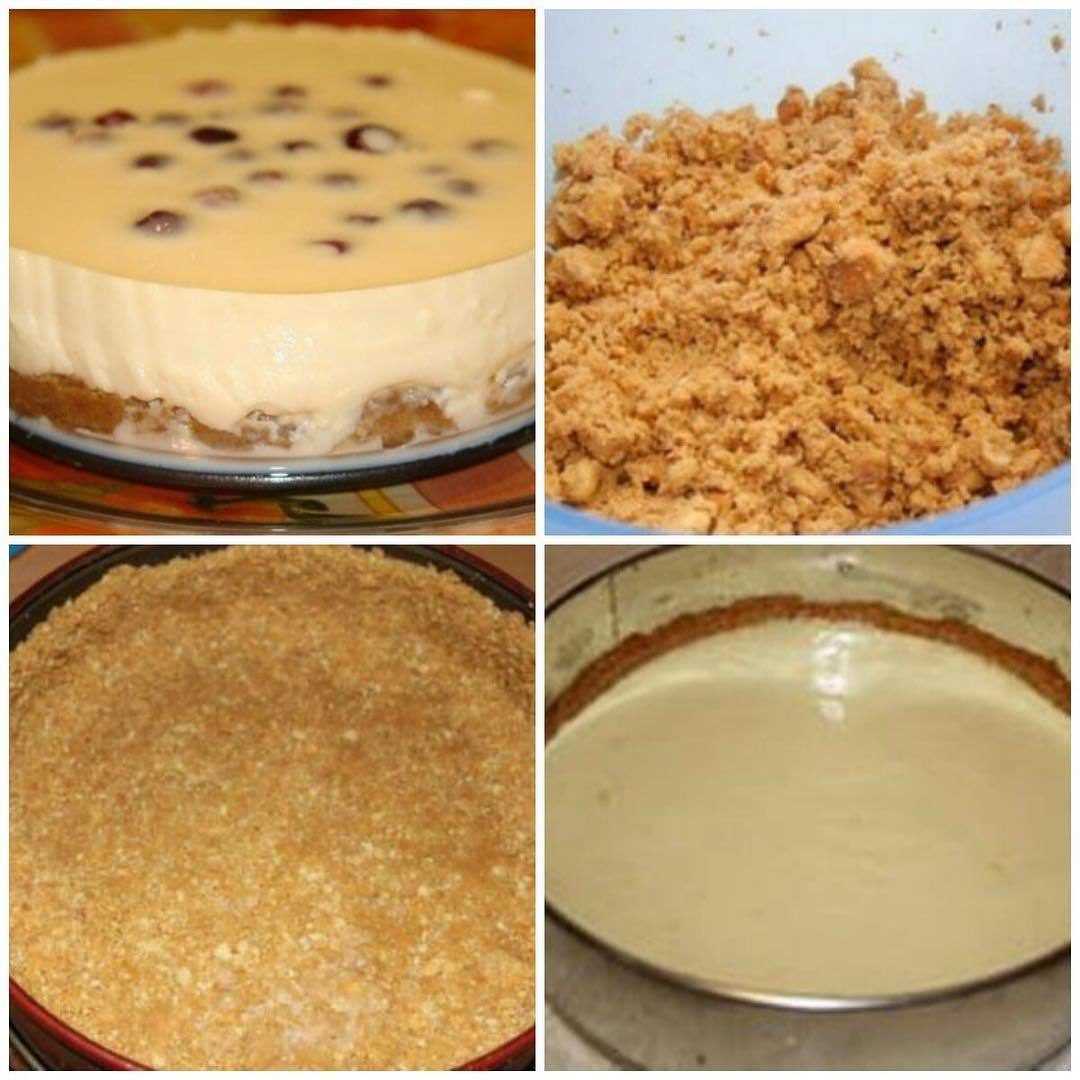 Торт из печенья и сгущенки: вкусные пошаговые рецепты с фото