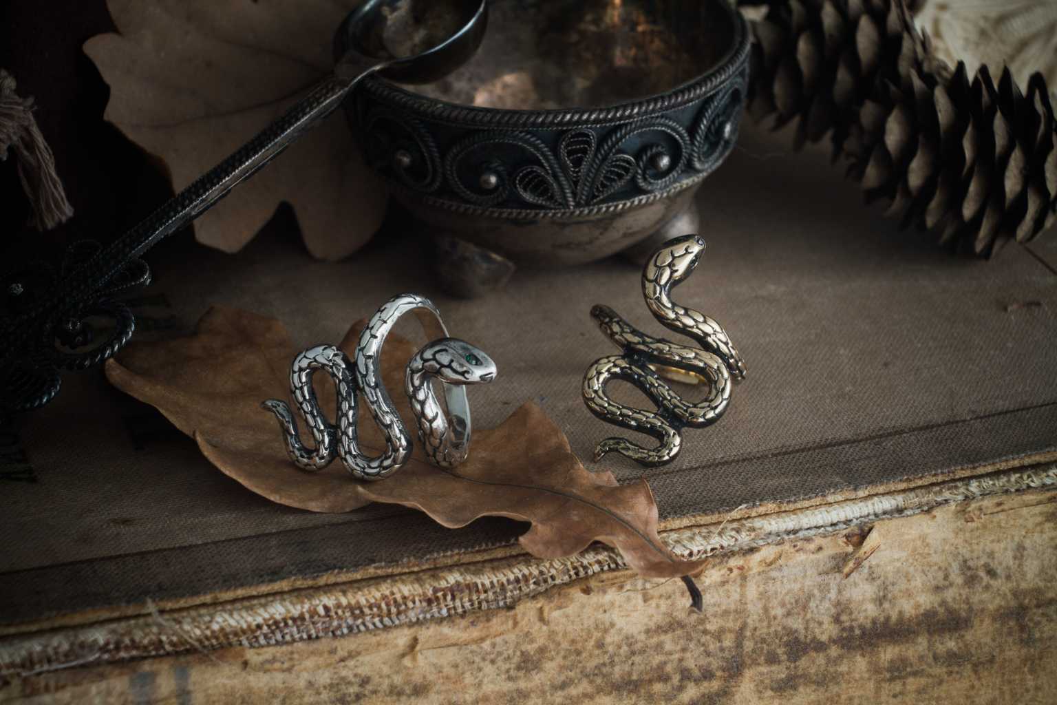 Кольцо в виде змеи: значение золотого или серебряного кольца со змеем