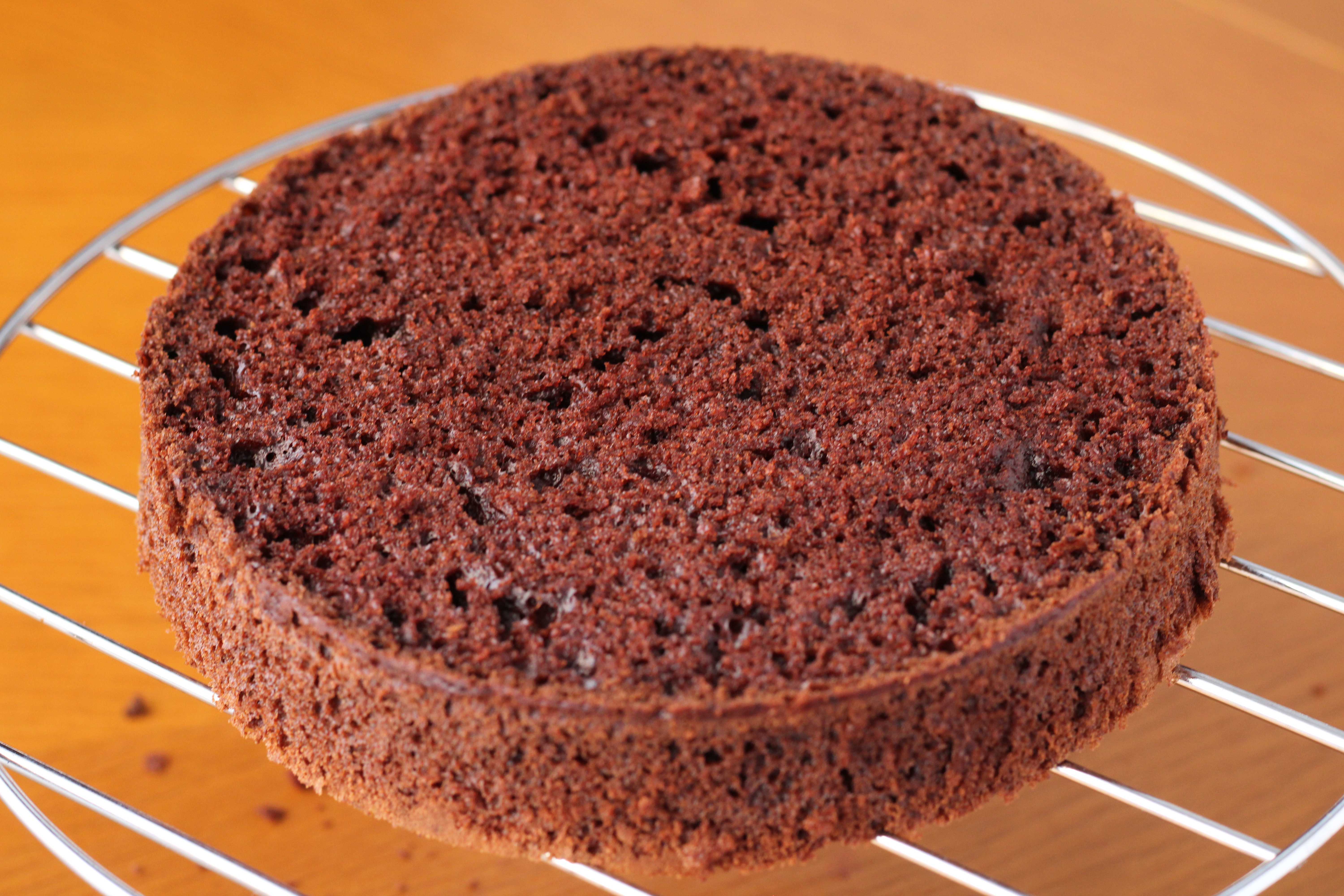 Шоколадный шифоновый бисквит -пошаговый рецепт с фото