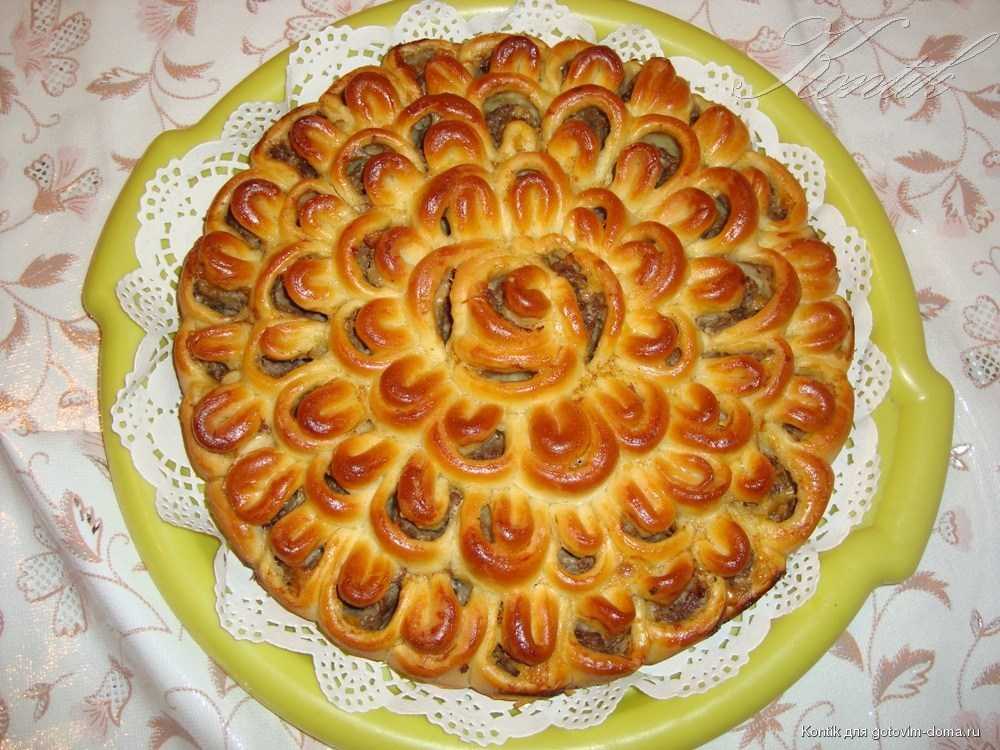 ️постный пирог с яблоками отрывной на дрожжевом тесте в духовке – как испечь, рецепт с фото