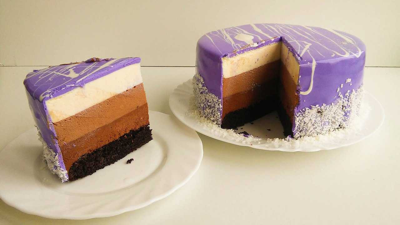 Торт "три шоколада": пошаговый рецепт с фото