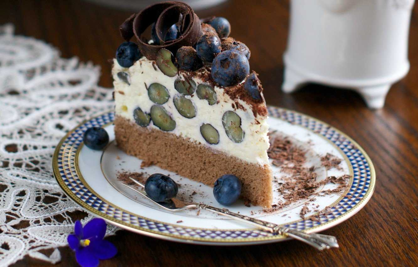Торт с черникой – это фантастика! рецепты разных тортов с черникой: с выпечкой и без , желейных, творожных, шоколадных