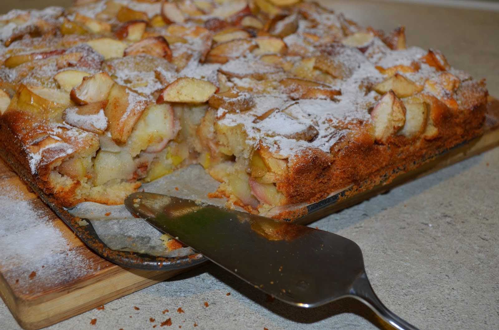 Пышная шарлотка с яблоками на кефире — рецепты шарлотки из яблок