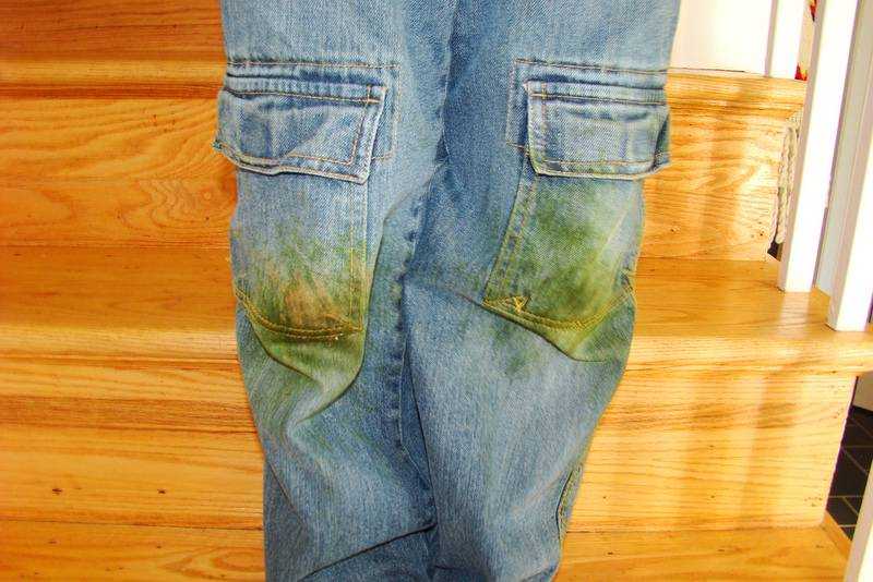 Как отстирать траву с одежды: чем вывести пятно, рецепты (для джинсов, штанов, ткани), как убрать с белых кроссовок в домашних условиях