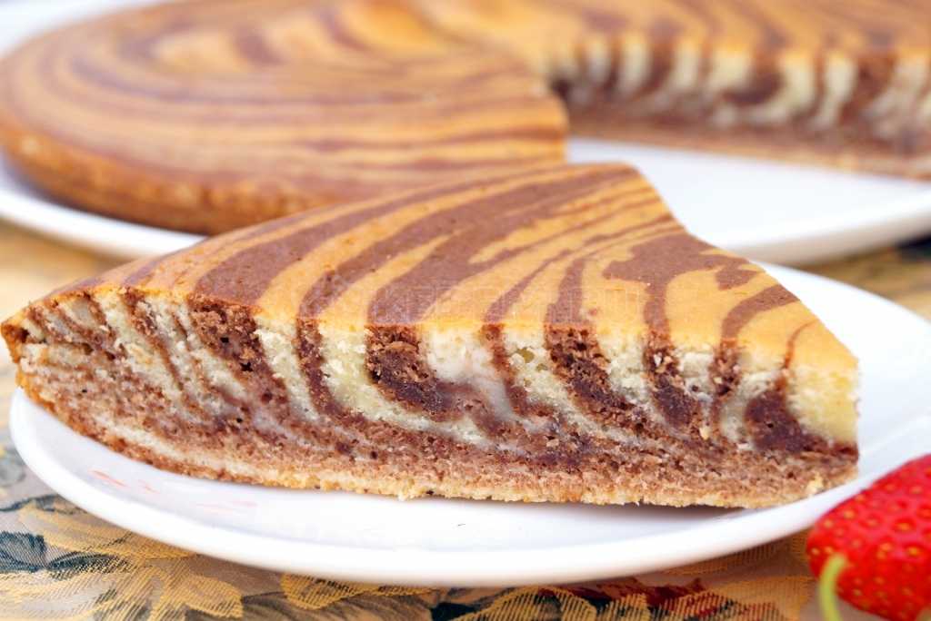 Пирог зебра — 5 классических рецептов