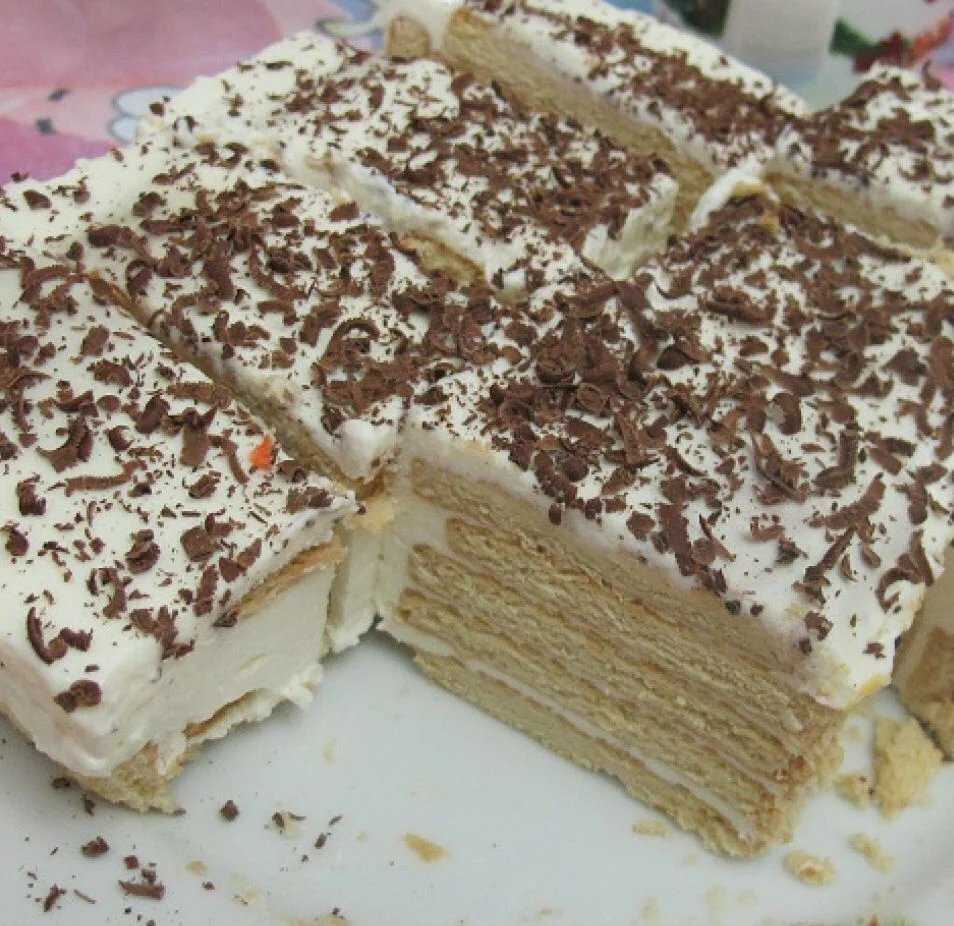 Торт из печенья без выпечки: 10 рецептов простого вкуснейшего быстрого десерта