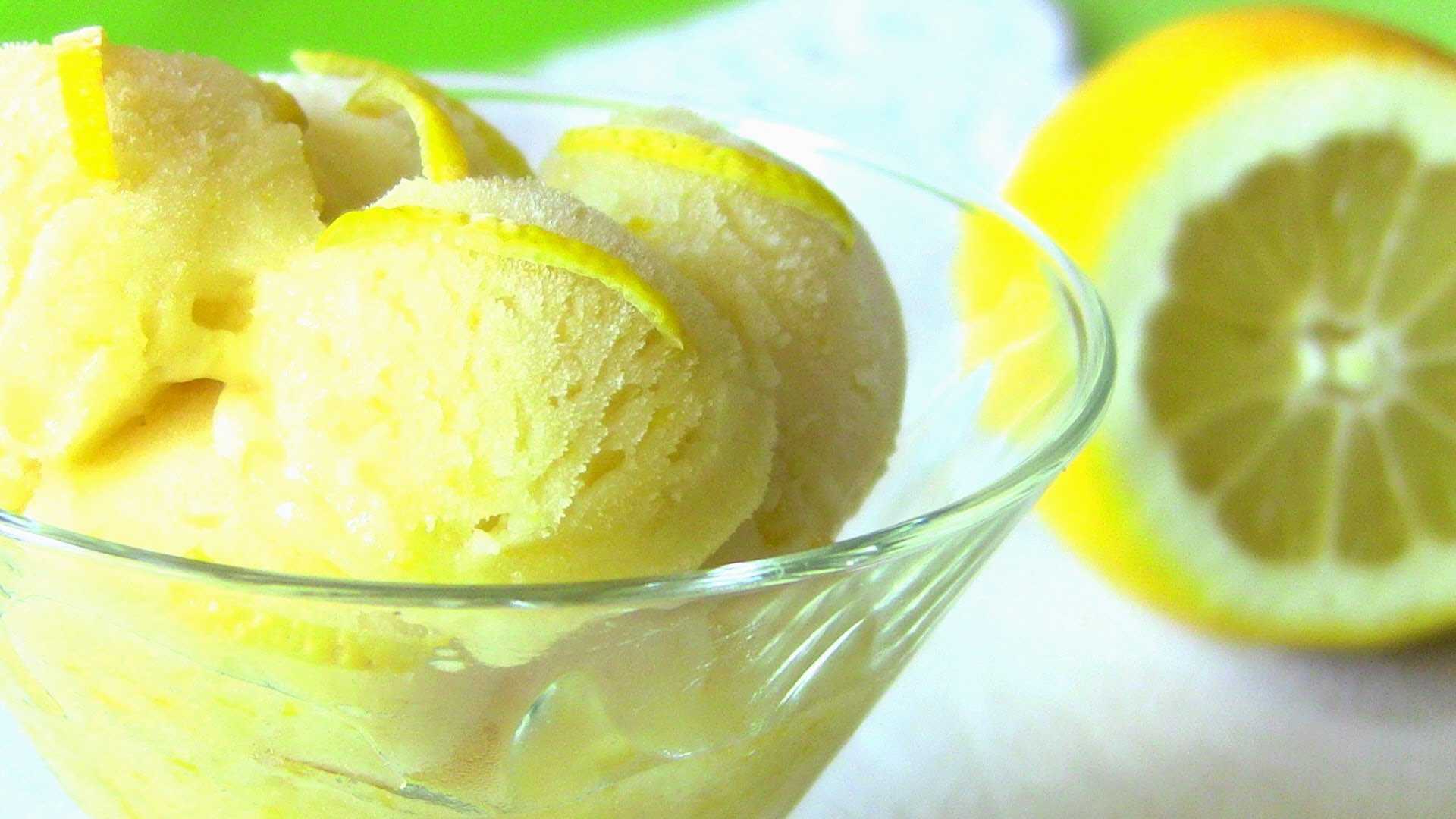 Sorbete de limón cómo se hace