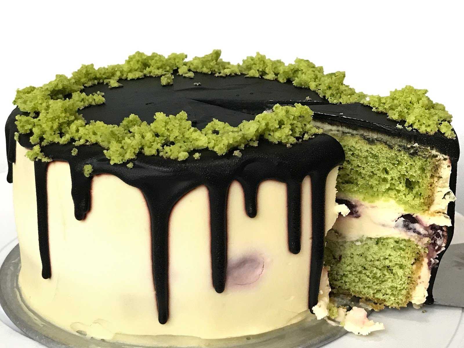 Шпинатный торт с клубникой пошаговый рецепт