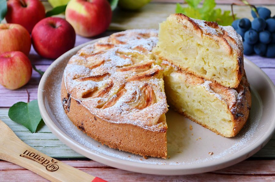 Шарлотка с яблоками: пошаговый рецепт как приготовить пышный вкусный пирог | все о рукоделии