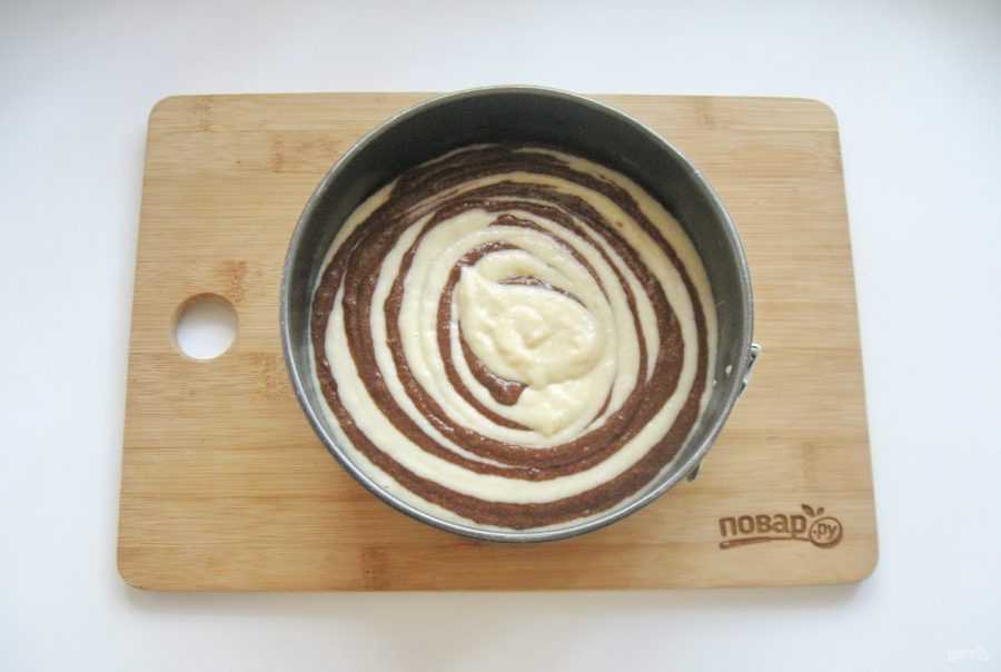Торт зебра на кефире: классический рецепт пирога в домашних условиях