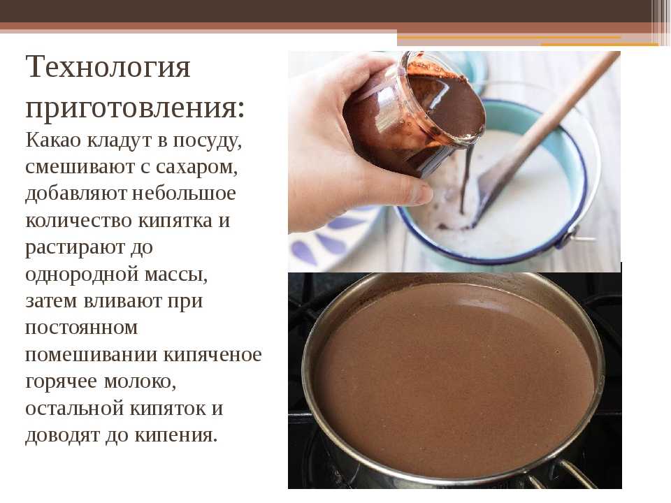 Приготовить шоколад рецепт