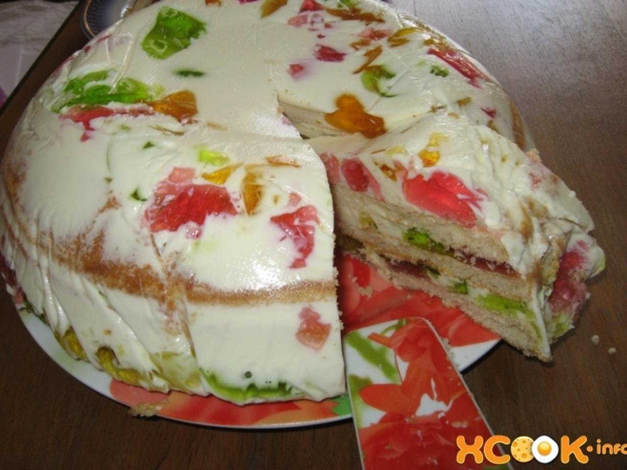 Торт "капучино" с желатином без выпечки - 11 пошаговых фото в рецепте