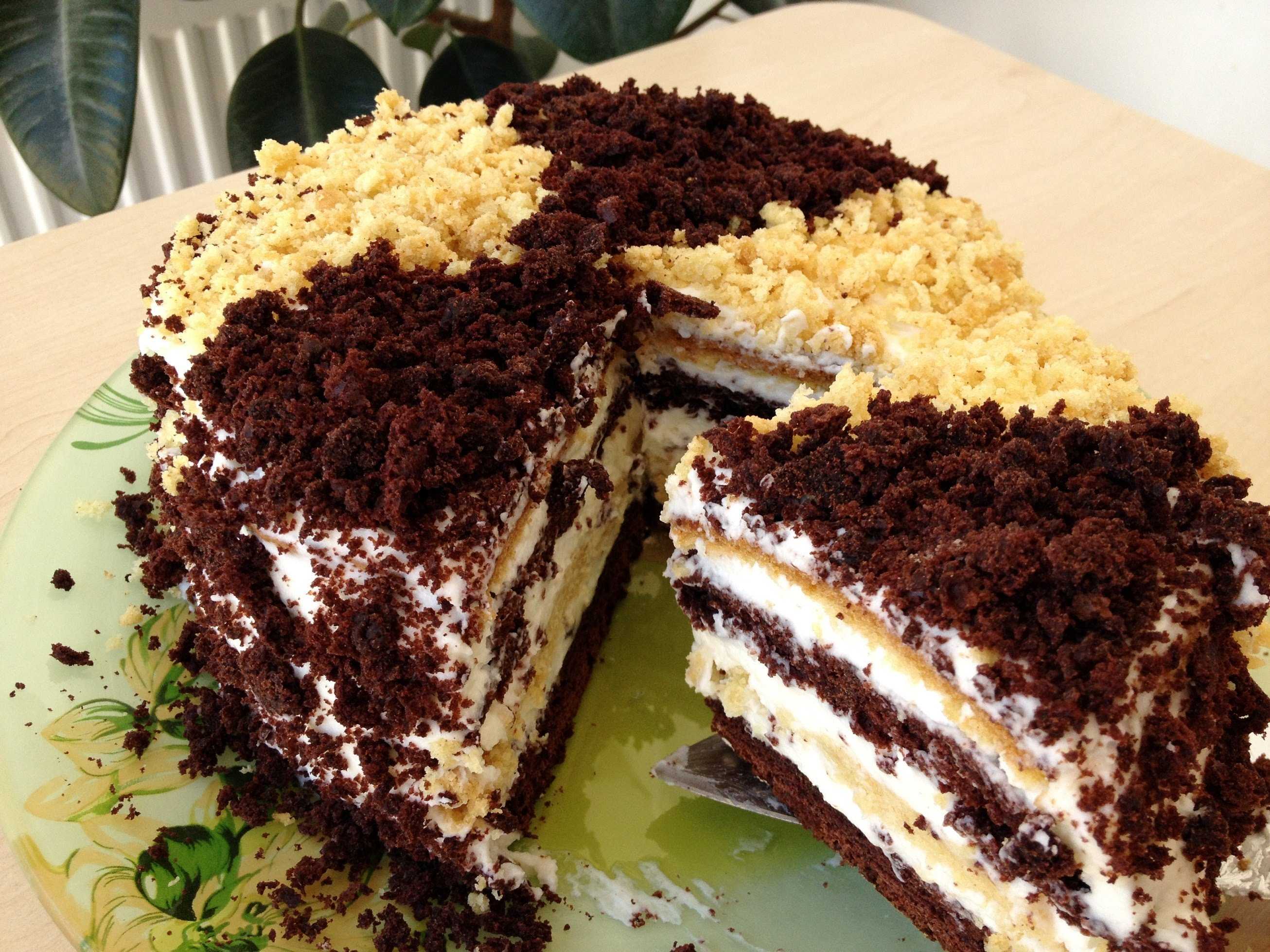 Легкий пошаговый рецепт классического торта муравейник с фото