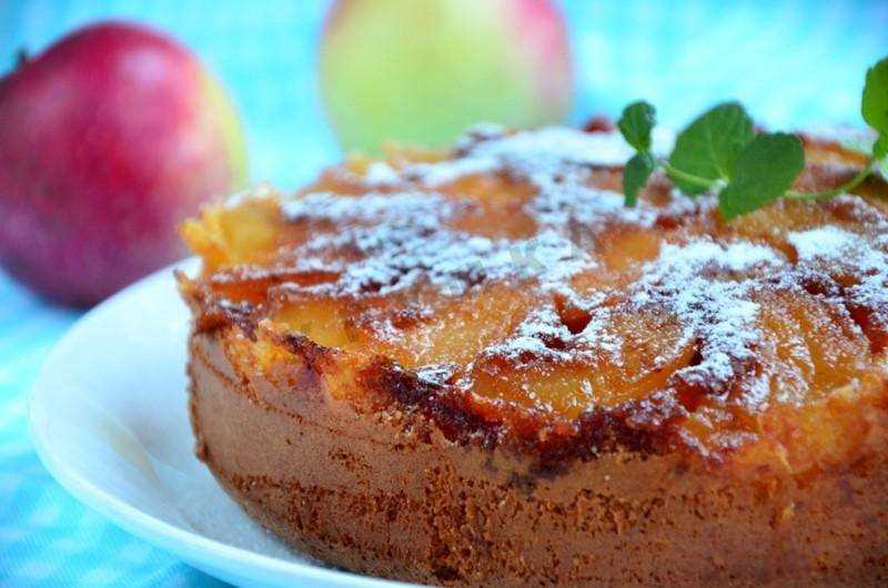 Заливной пирог с яблоками пошаговый рецепт