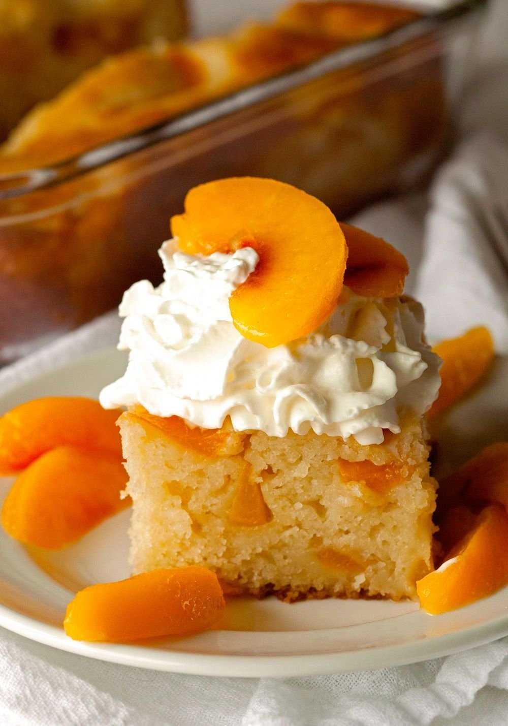 Торт с консервированными персиками - пошаговый рецепт с фото |  десерты