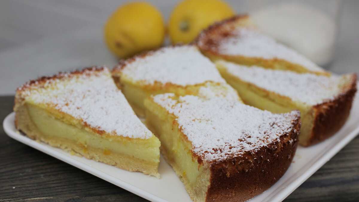 Лимонный пирог: наивкуснейший простой рецепт | тестовед