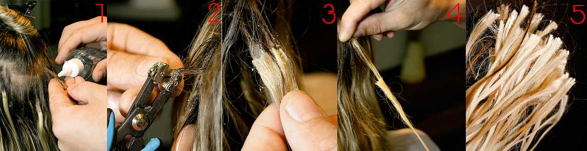 Как отклеить стразы с волос