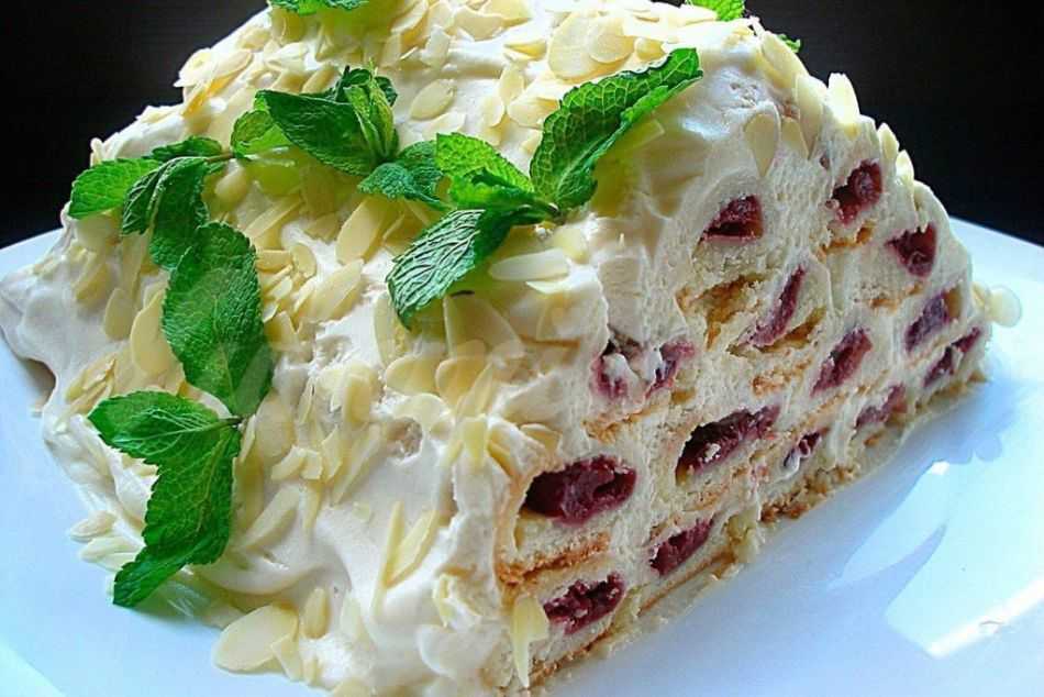 Торт монастырская изба - 7 рецептов с вишней, сметанным кремом