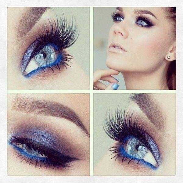 Голубые глаза выразительны и красивы сами по себе Женщине с такими глазами остается лишь грамотно подчеркнуть их глубину и сияние, правильно подобрав и выполнив макияж
