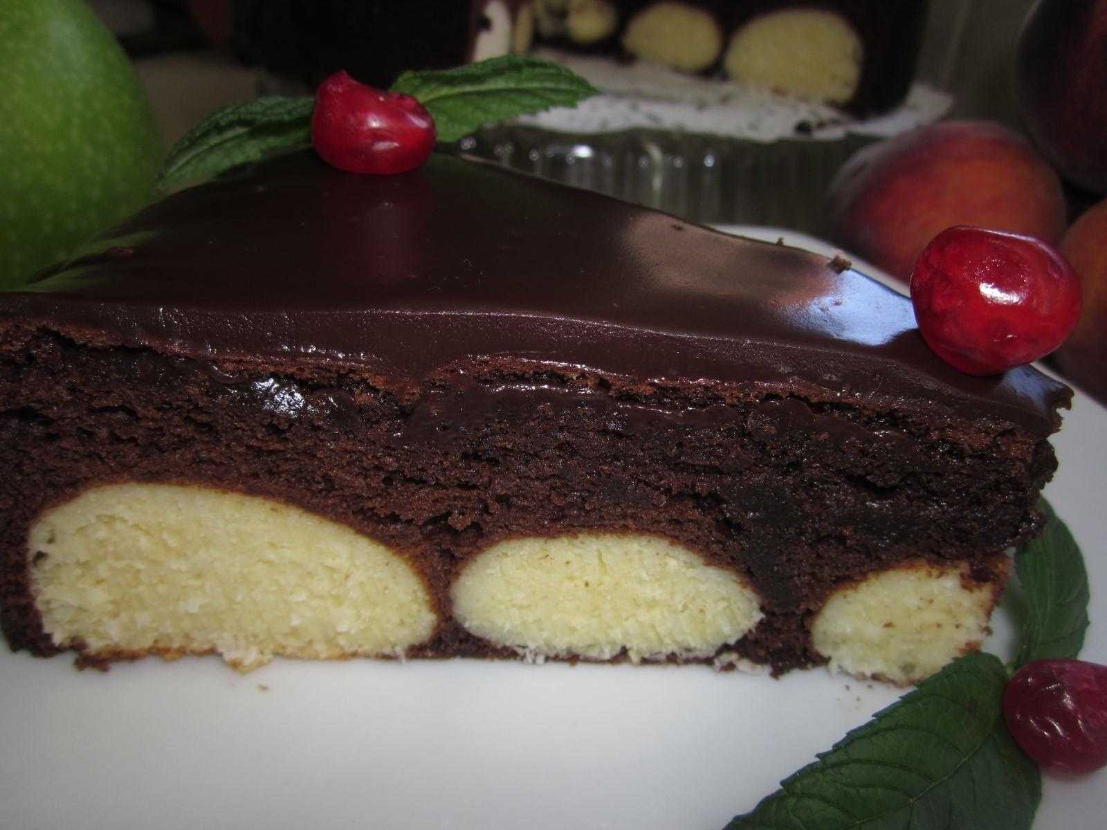 Шоколадный пирог с творожными шариками (пошаговый рецепт с фото и видео) - pro vkusnyashki