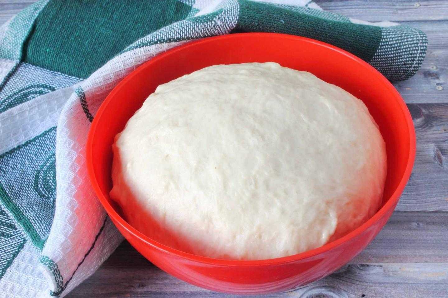 ️дрожжевое тесто на кефире для пирога в духовке, пирожков, булочек – рецепт без яиц