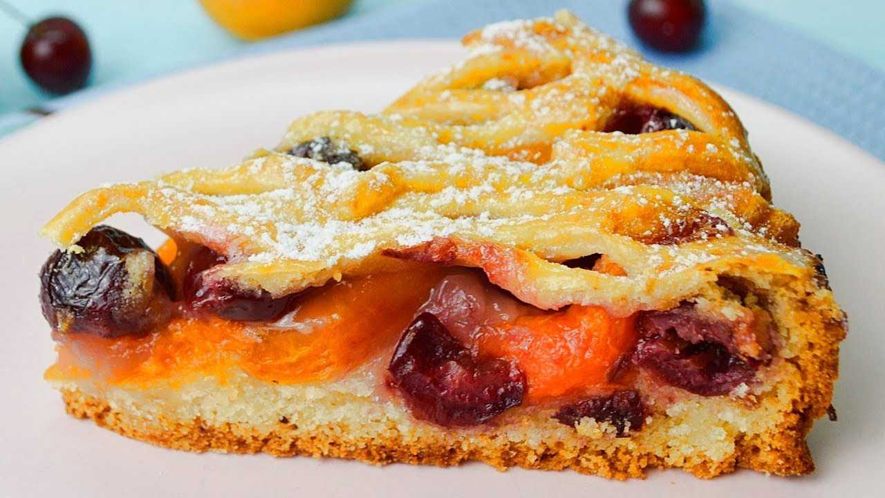 Рецепт 2, пошаговый: тирольский пирог с ягодами.