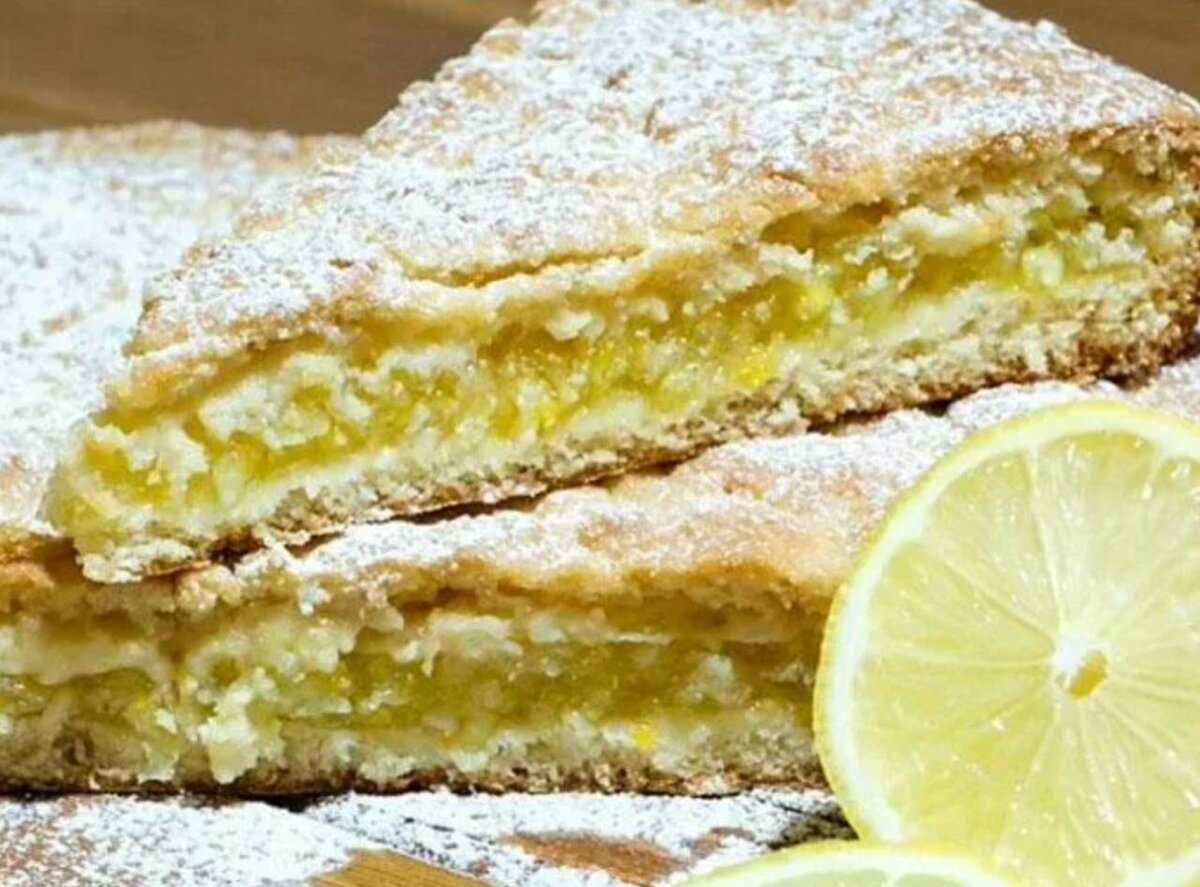 Песочный пирог с лимоном: простое и быстрое приготовление десерта