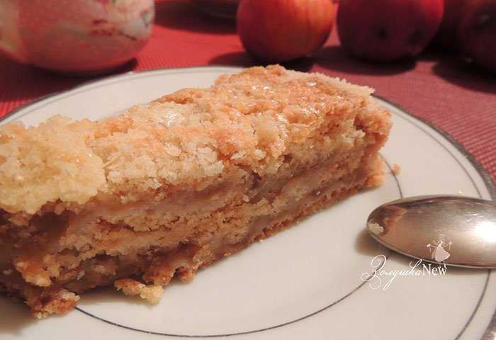 Насыпной яблочный пирог «3 стакана». изумительно вкусный рецепт!