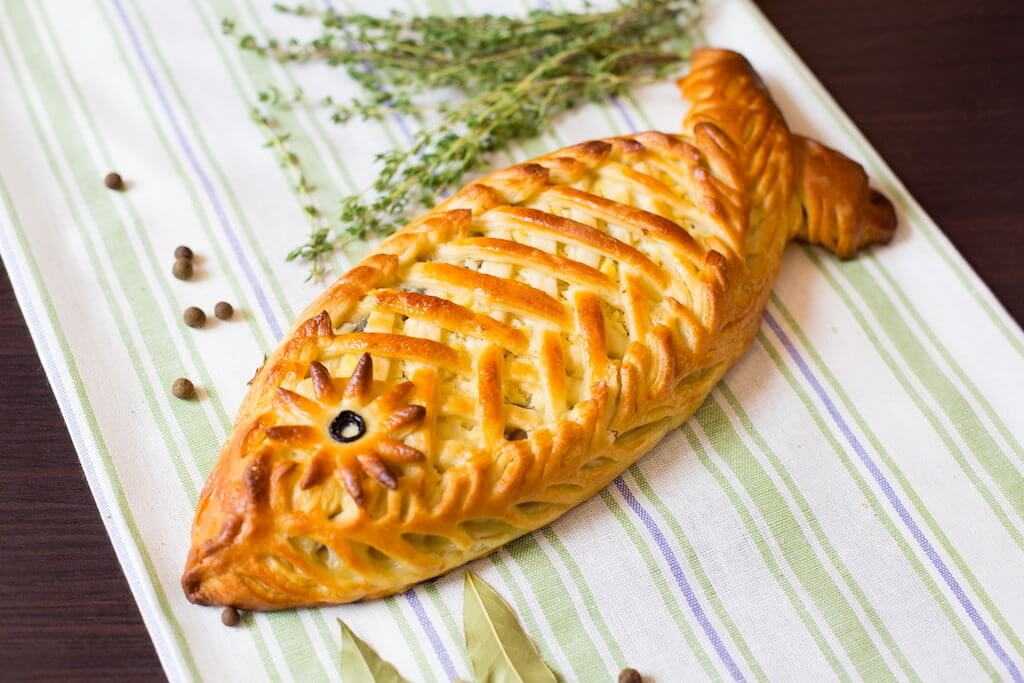 Рецепт рыбного пирога пошагово