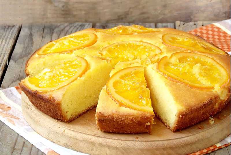 Пирог с апельсинами: 5 пошаговых рецепта с фото