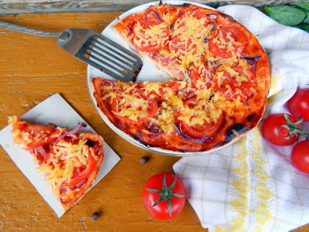 рецепты пиццы на сковороде простые и вкусные фото 94