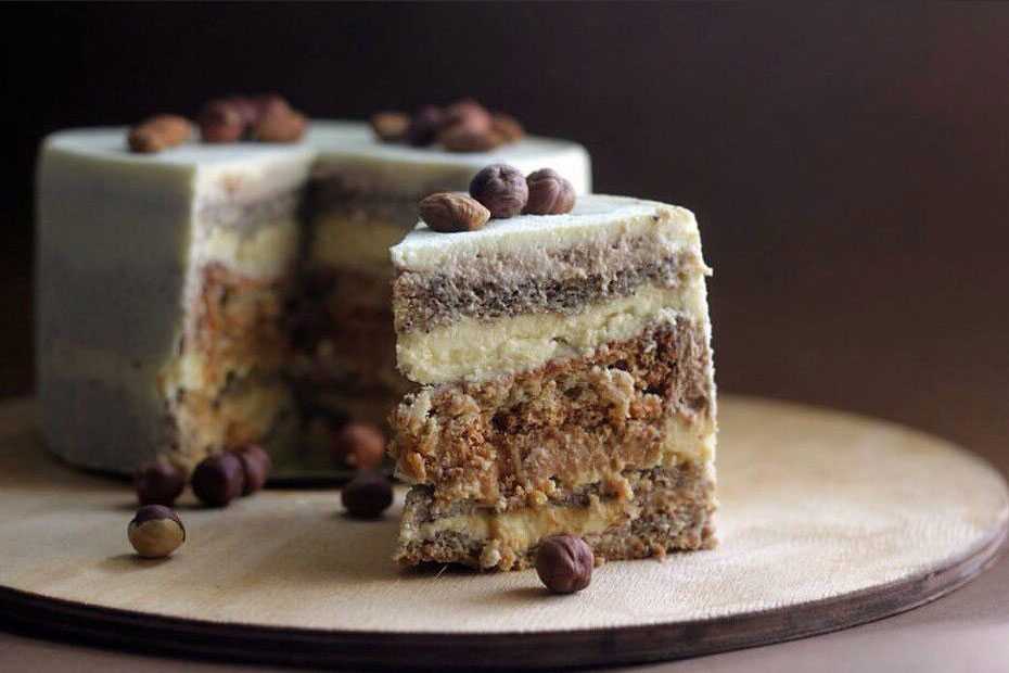 Ореховый бисквит для торта пышный и простой рецепт с фото пошагово